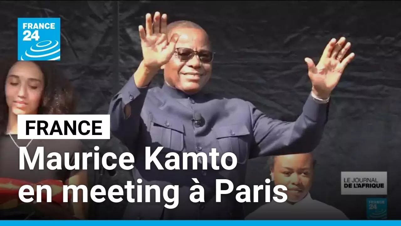 L'opposant camerounais, Maurice Kamto, en meeting à Paris • FRANCE 24
