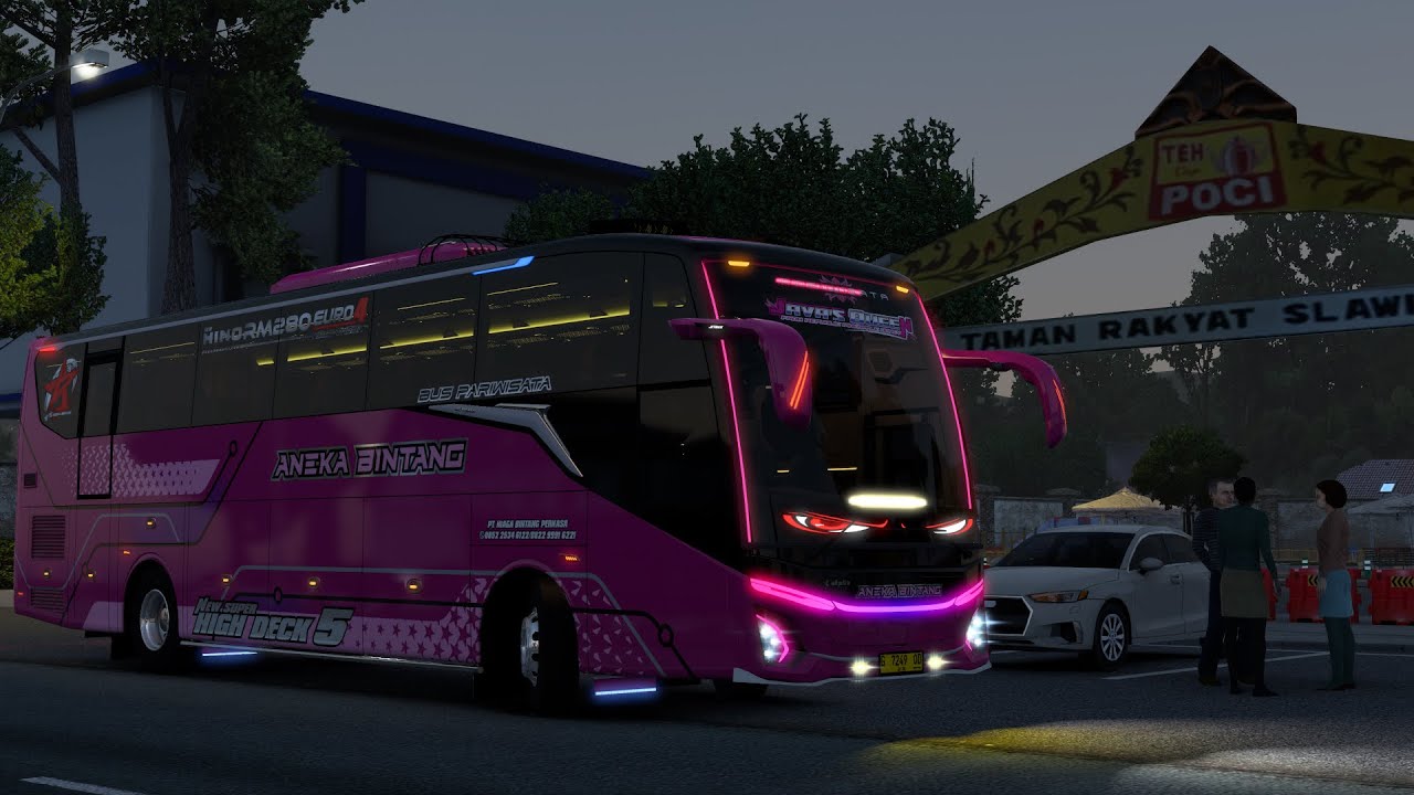 FULL BASURI🔥- Night Trip to Taman Slawi w/ Aneka Bintang "Java's Queen" | ETS 2 Indonesia