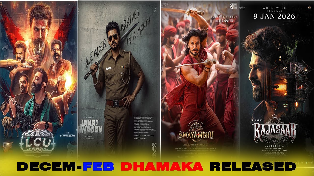 2025–26 की 25 सबसे बड़ी फिल्में | Vijay, Prabhas, Border 2, Avatar 3 | Upcoming Movies