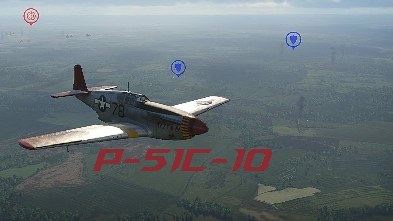 War Thunder P-51C-10....and why you need it in your life! (9 Kills)