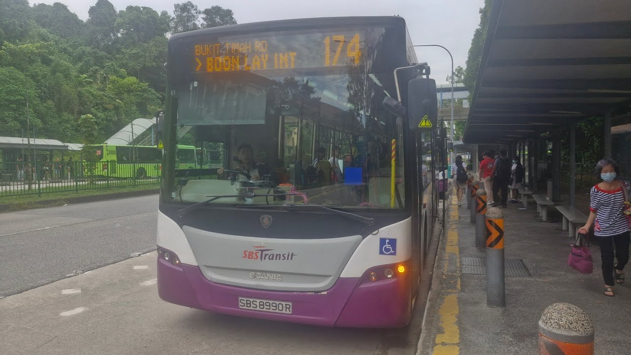 SBS Transit Bus Service 174 Scania K230UB Euro V Batch 1 SBS8990R 