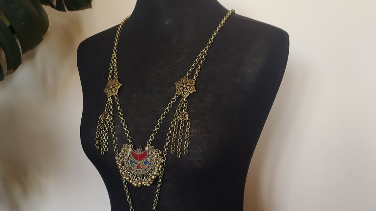 Боди чейн (чоли деко) для АТС и трайбл фьюжн (bodychain, cholideco DIY), #атс #трайбл #трайблфьюжн