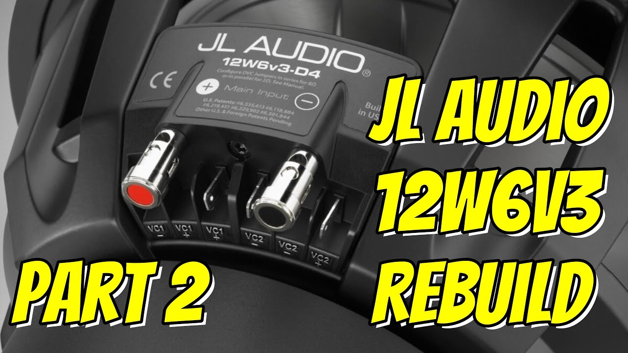 HOW TO: JL Audio 12W6v3 Coil Replacement - Part 2