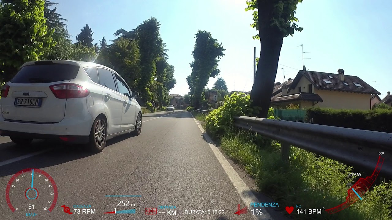 [14 min climb] La Monticello, da Carate,  in bici da corsa