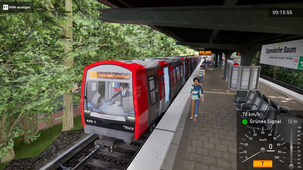 SubwaySim Hamburg | Es geht weiter auf der U3 mit der DT5 | Gameplay