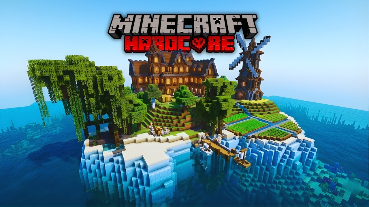 Minecrafta Issız Adada TEK BAŞIMA 100 Gün Hayatta Kaldım!