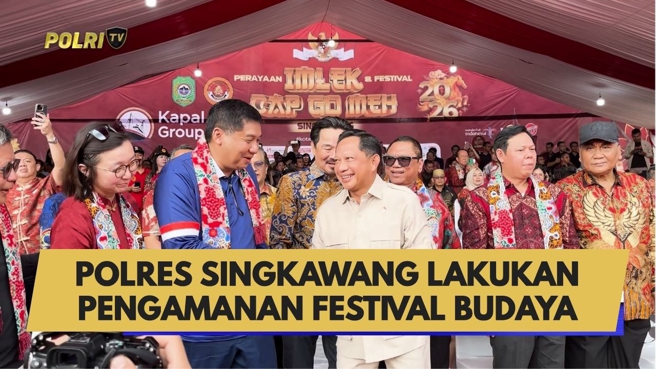 POLRES SINGKAWANG LAKUKAN PENGAMANAN FESTIVAL BUDAYA