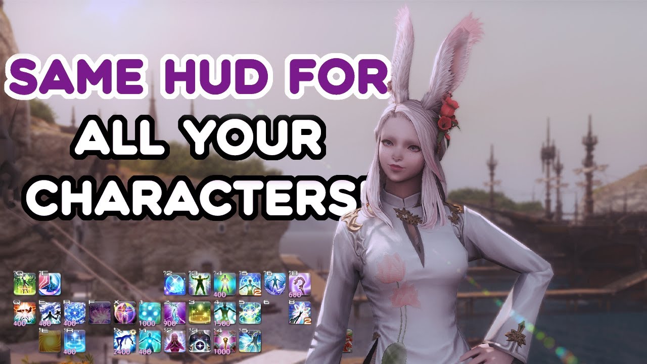 How to have the same settings / HUD Layout for every FFXIV Character! | Final Fantasy 14 Tutorial