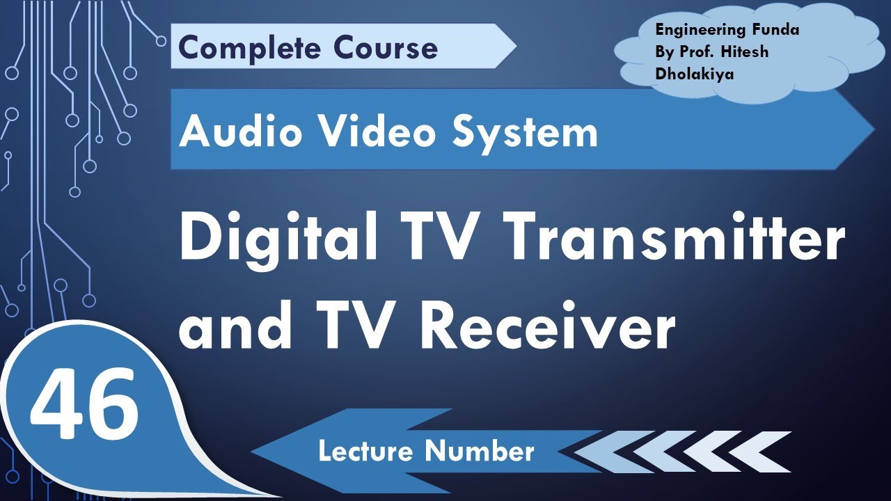 Digital Television Transmitter & Digital Television Receiver (Basics, Block Diagram & Working)