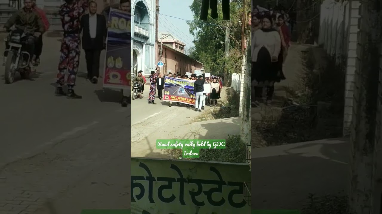 Road safety club#shortsvideo  #youtube held by govt degree College indora today❤️#viralvideo