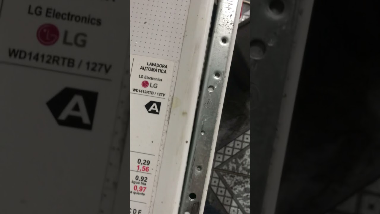 lava e seca Lg Wd1412RTB n&atilde;o liga