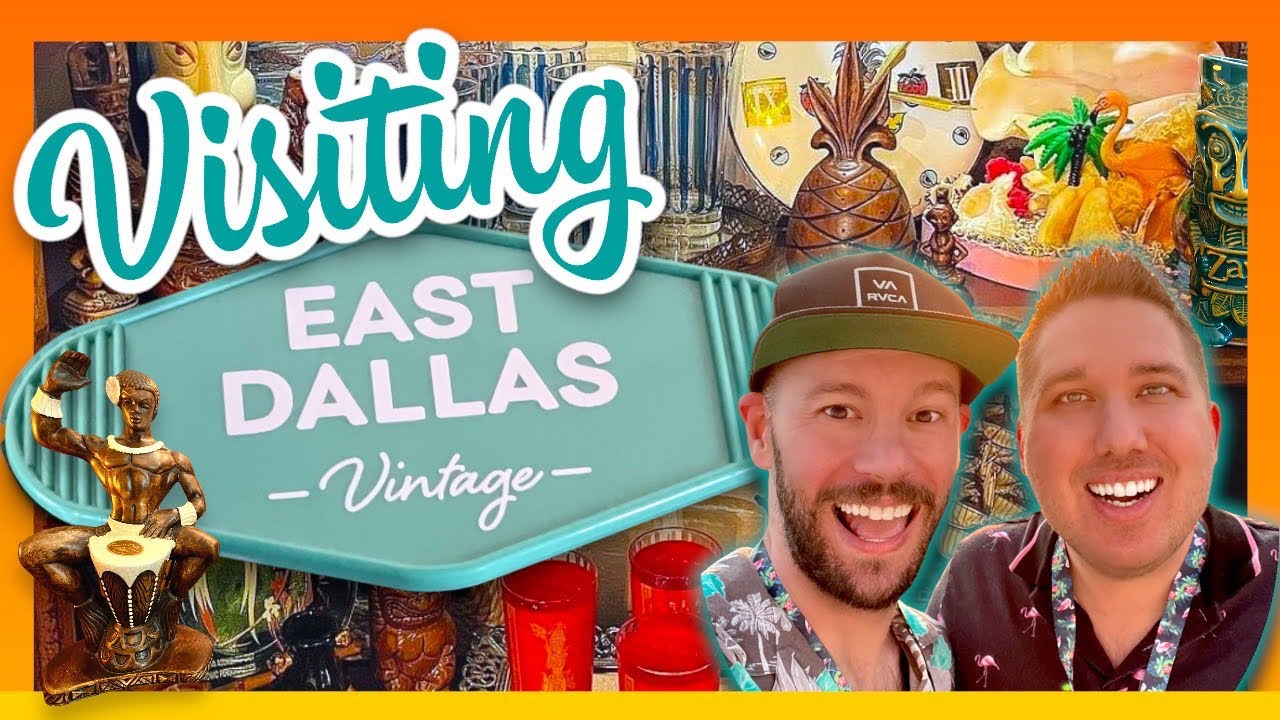 Visiting East Dallas Vintage Shop! Antique Shopping Vlog in Dallas Texas! 🛒🗿