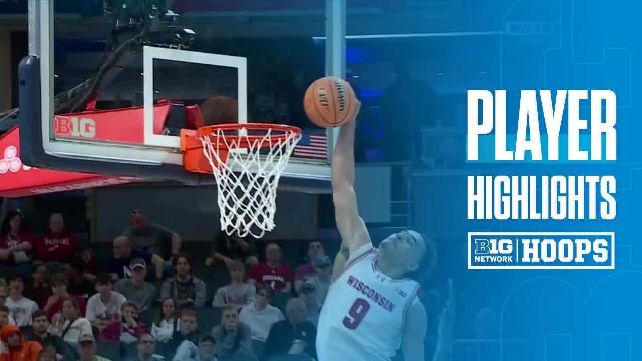 John Tonje Highlights vs. Northwestern | Wisconsin Basketball | 03/13/2025