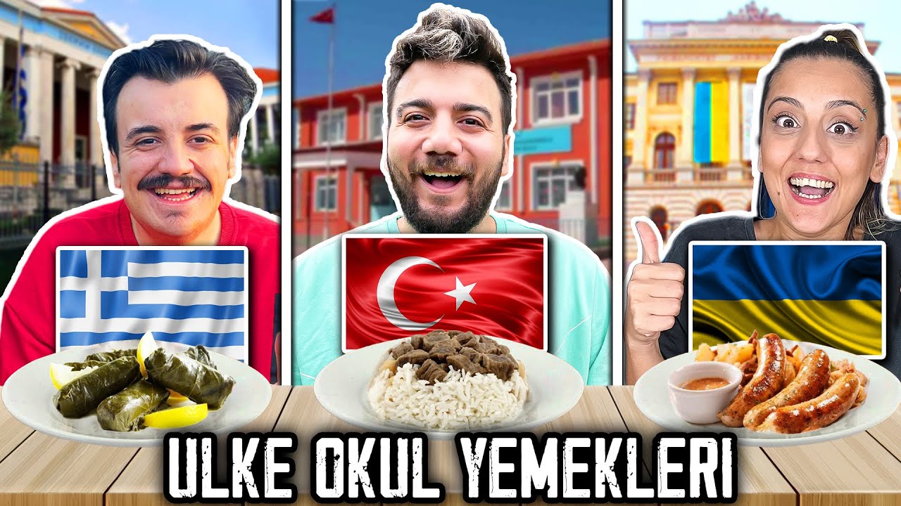 &Uuml;LKELERİN OKUL YEMEKLERİNİ DENEDİK!