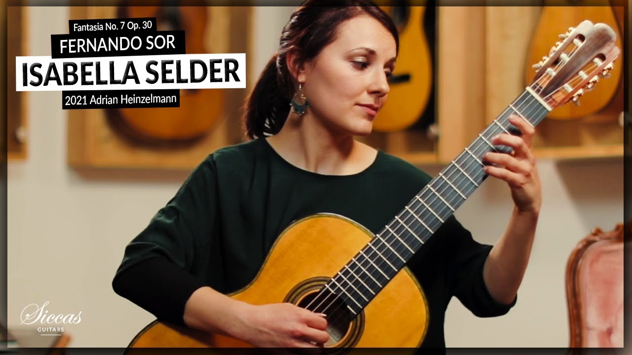 Isabella Selder plays the Fantasia No. 7 Op. 30 by Fernando Sor on a 2021 Stefan Nitschke