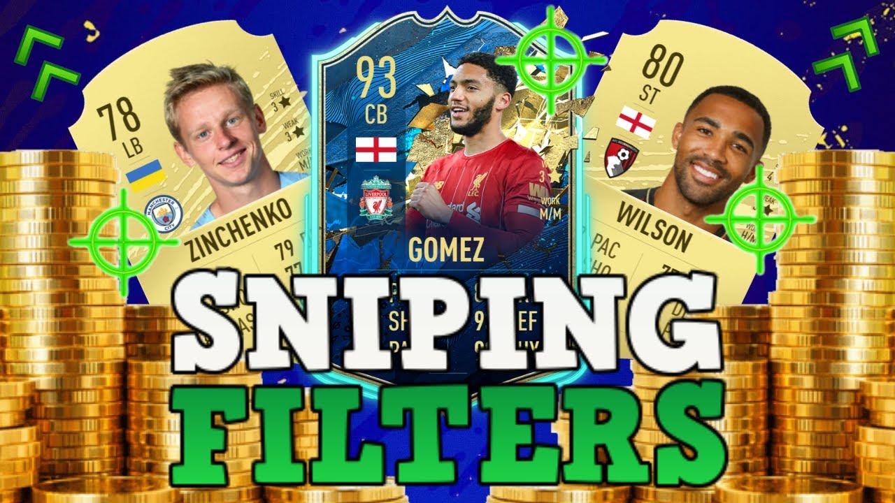FIFA 20 BEST SNIPING FILTERS! HOW TO MAKE 100K AN HOUR! BEST PLAYERS TO SNIPE ON FIFA 20!