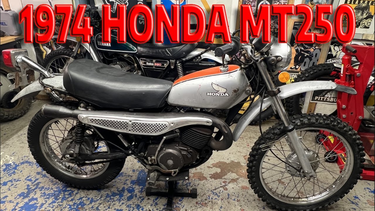 Honda MT250 1974 года: возрождение классического двухтактного эндуро Honda