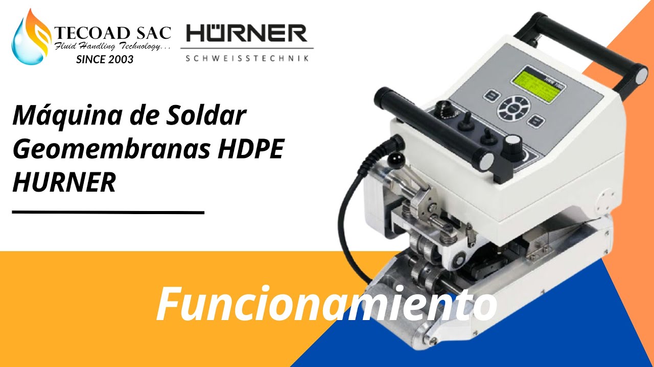 CUÑA CALIENTE PARA SOLDAR GEOMEMBRANAS HDPE - TECOAD