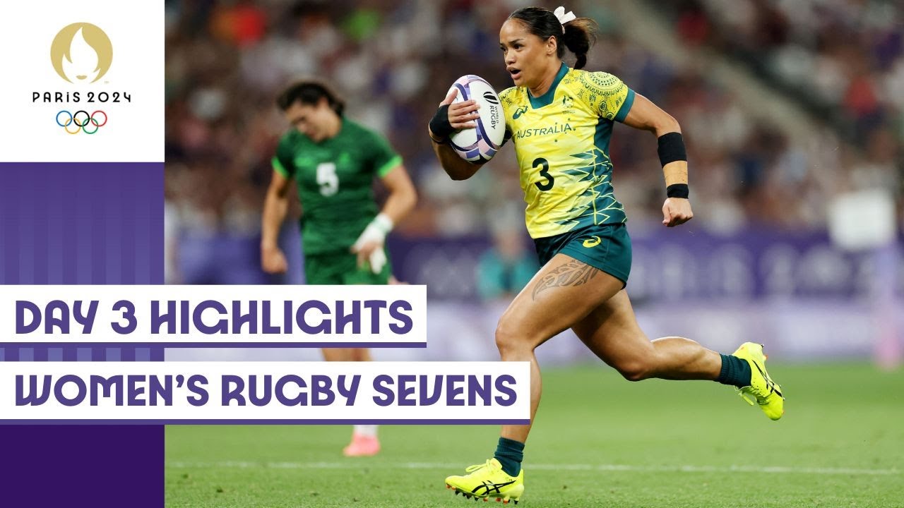 Australia through to the Semi-Finals! | Women's Rugby Sevens | #Paris2024 Highlights