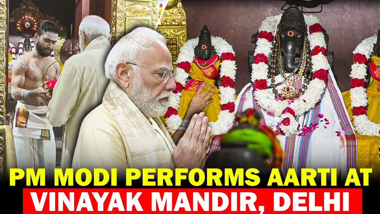 LIVE: PM Modi performs aarti at Vinayak Mandir, Delhi I 25 Years Of PM Modi&rsquo;s Public Service