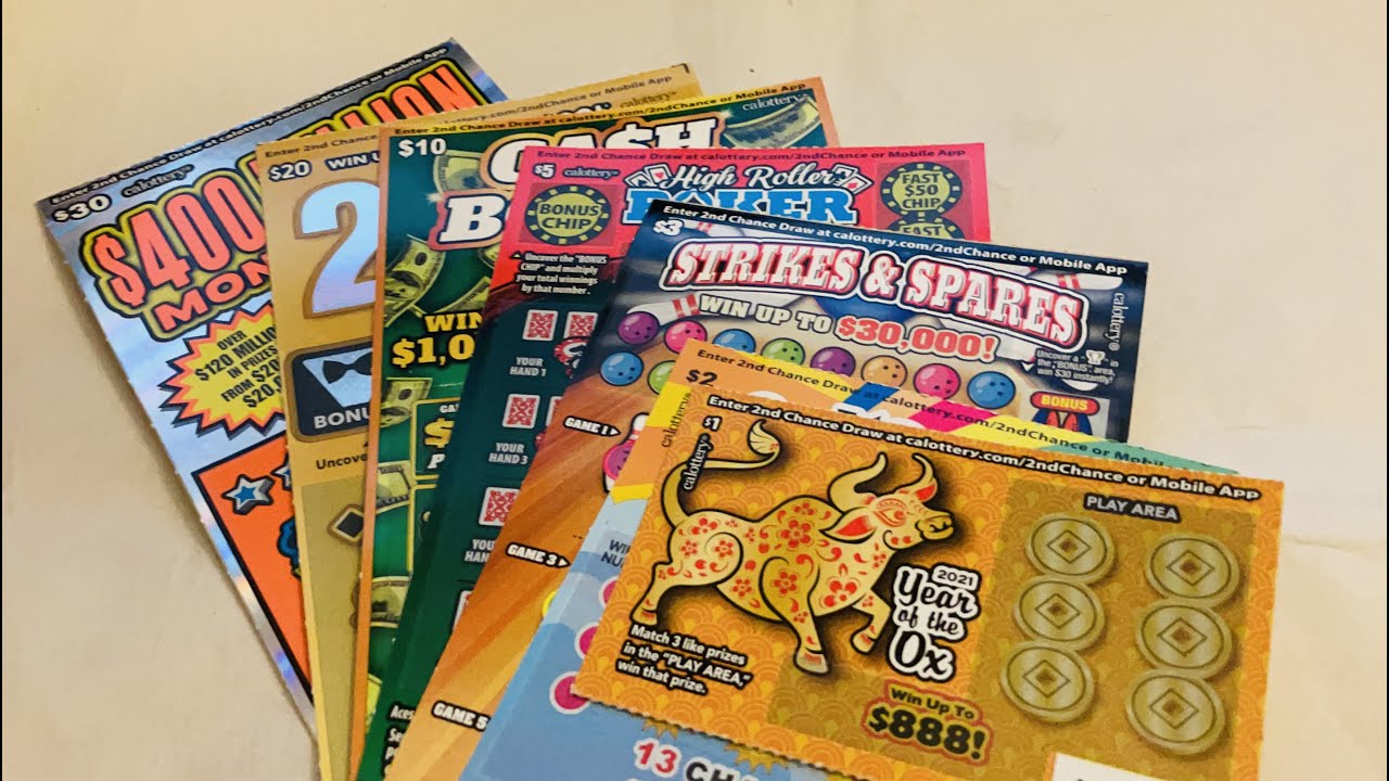 FIRST TIME PLAYING ALL DENOMINATIONS IN ONE SESSION OF THE CALIFORNIA LOTTERY SCRATCHERS SCRATCH OFF