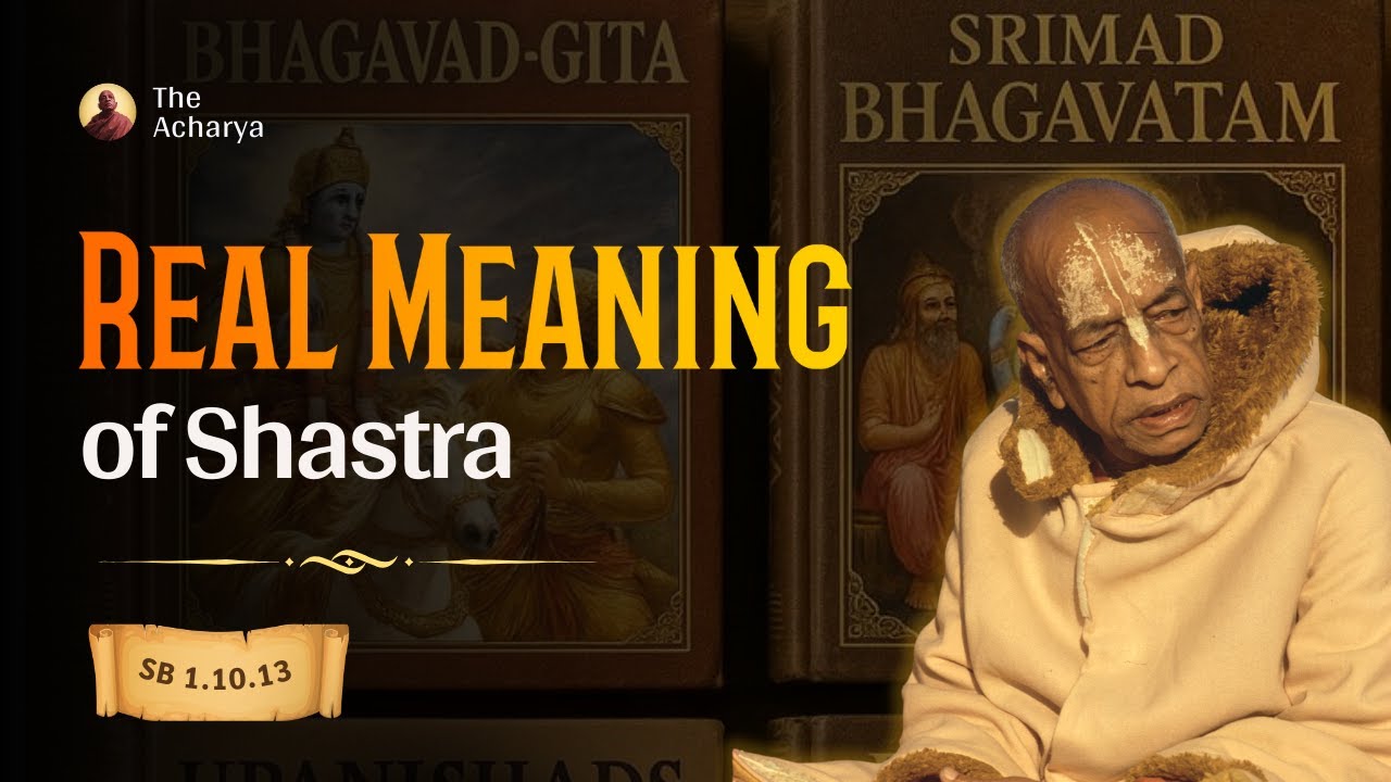 Real Meaning of Shastra | SB 1.10.13 | Mayapur | Srila Prabhupada