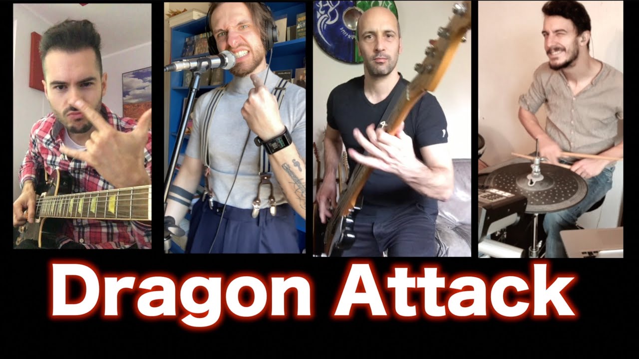 Queen - Dragon Attack | Virtual Band | CELLO vs GUITAR + Christian Bruni & LiUK