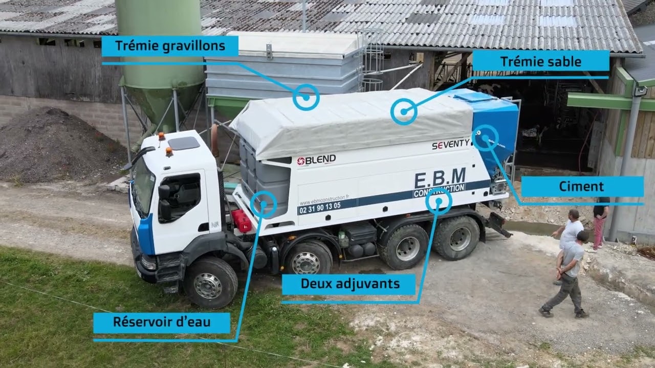 Centrale béton mobile BLEND Seventy - EBM