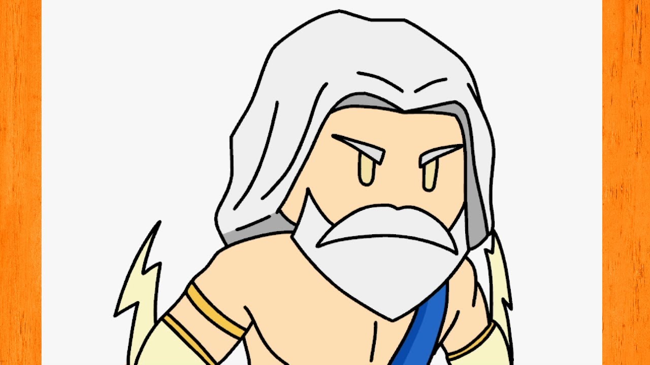 Como desenhar o Zeus facil do Stumble Guys