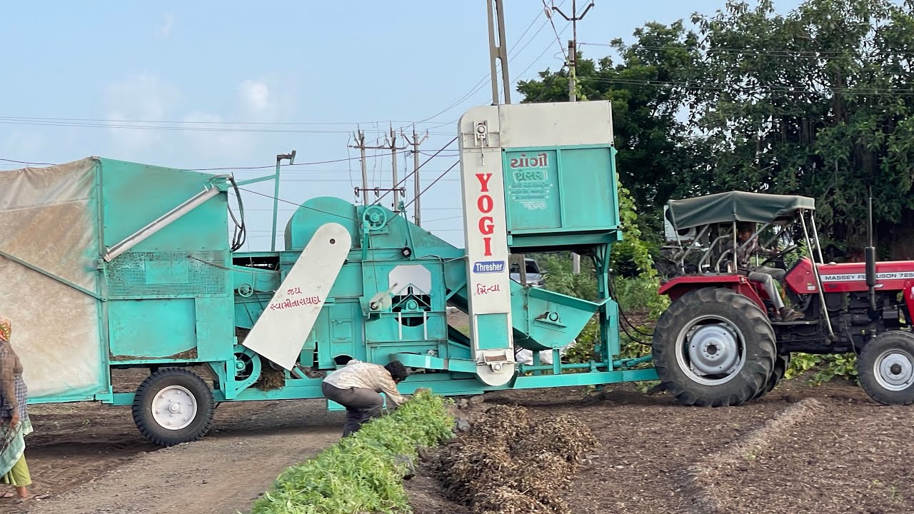 યોગી મગ્ફળી સેમી હાર્વેસ્ટર ૧૦૦% રિઝલ્ટ  ( YOGI AGRO INDUSTRIES JASDAN ) 9979998781