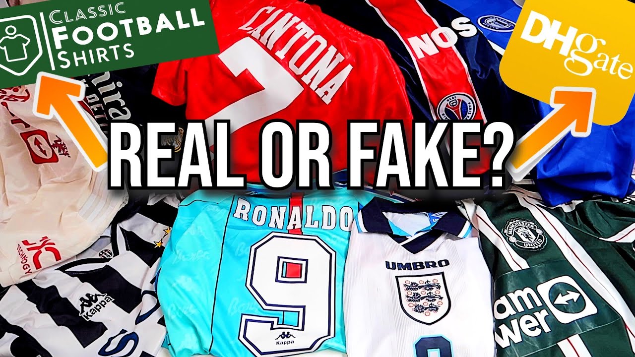 SPOT THE FAKE FOOTBALL SHIRT... (Real Vs Fake)