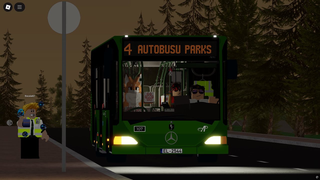 Roblox: Lugane - Mercedes Citaro O530 #107 - Linia 4