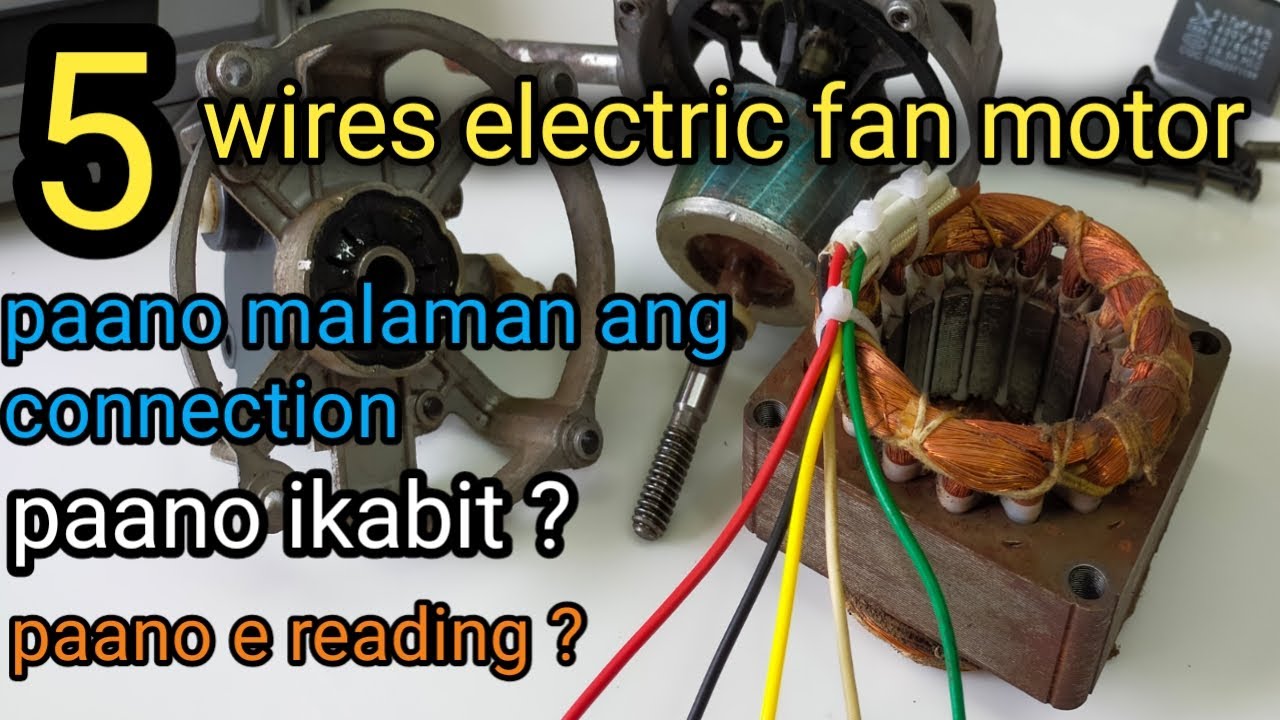 5 wires electric fan connection paano ikabit paano mag install paano malaman ang high ,med ,low