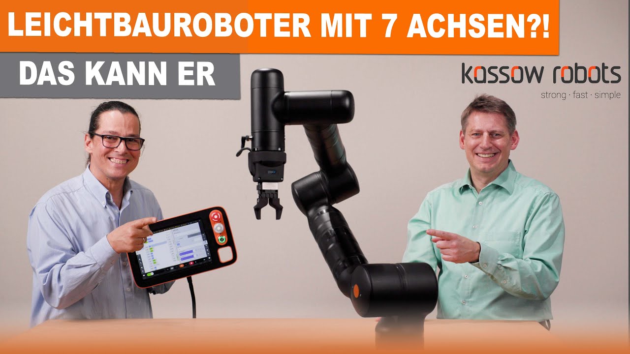 7-Achs-Kinematik von Kassow Robots: Erste Vorstellung | Werner Hampel - Der Roboterkanal