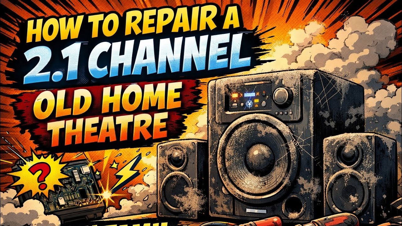 How To Repair a Old Home Theatre | In Tamil | ELECTRO GENIUS 