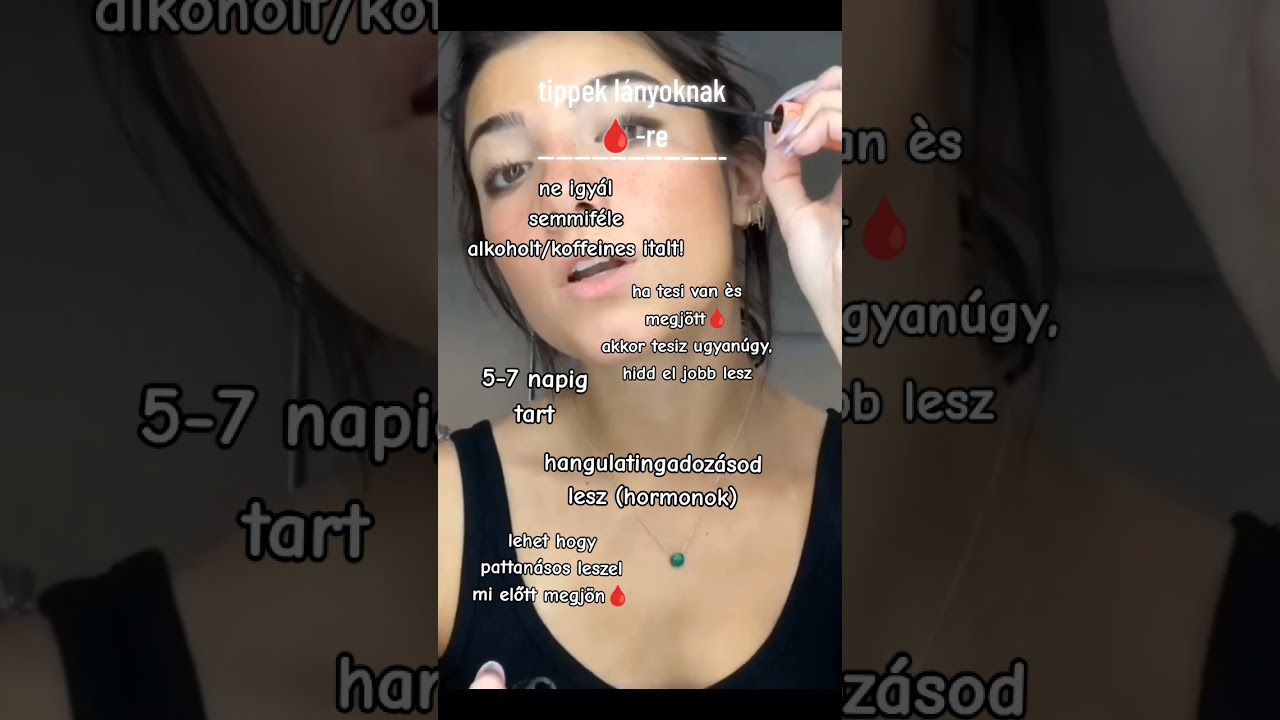 Tippek l&aacute;nyoknak 🩸-re #shortsvideo