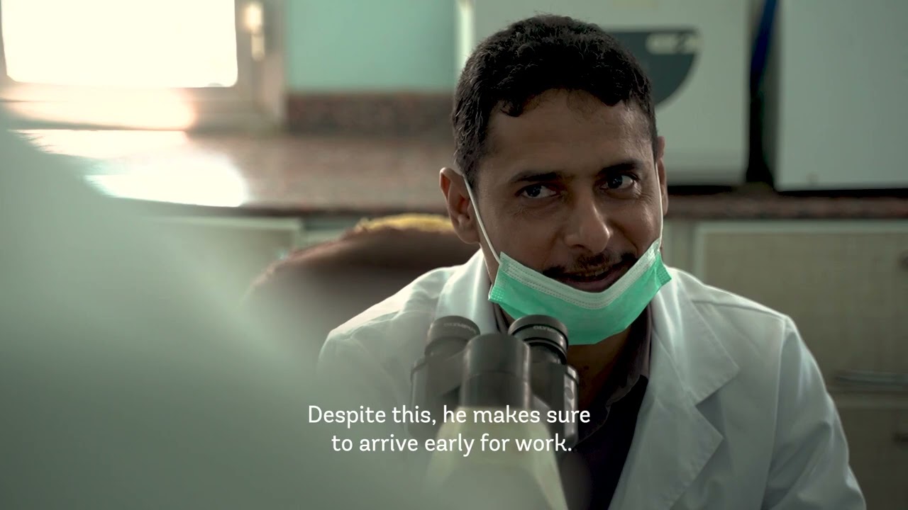 HEROES STORIES: Ibrahim, a laboratory technician from Hodeidah, Yemen