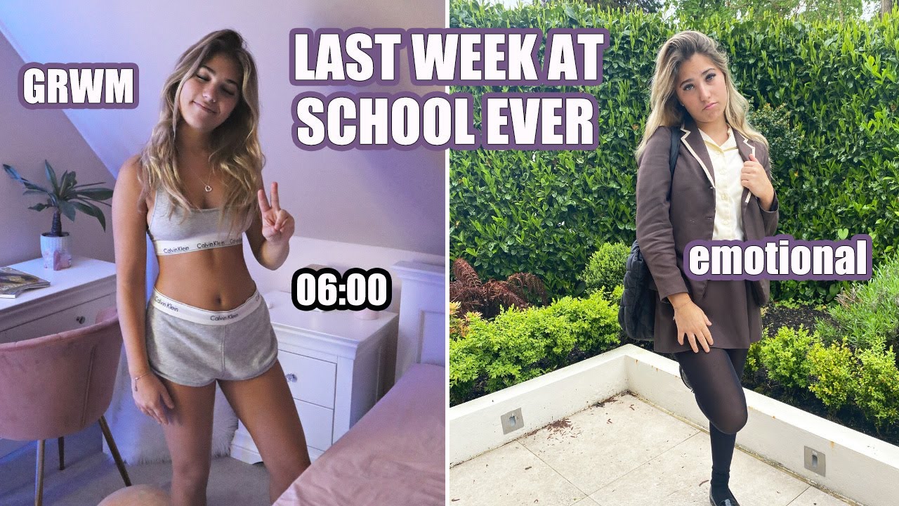 GRWM and Come To School With Me on The Last Week Of School Ever! | Rosie McClelland