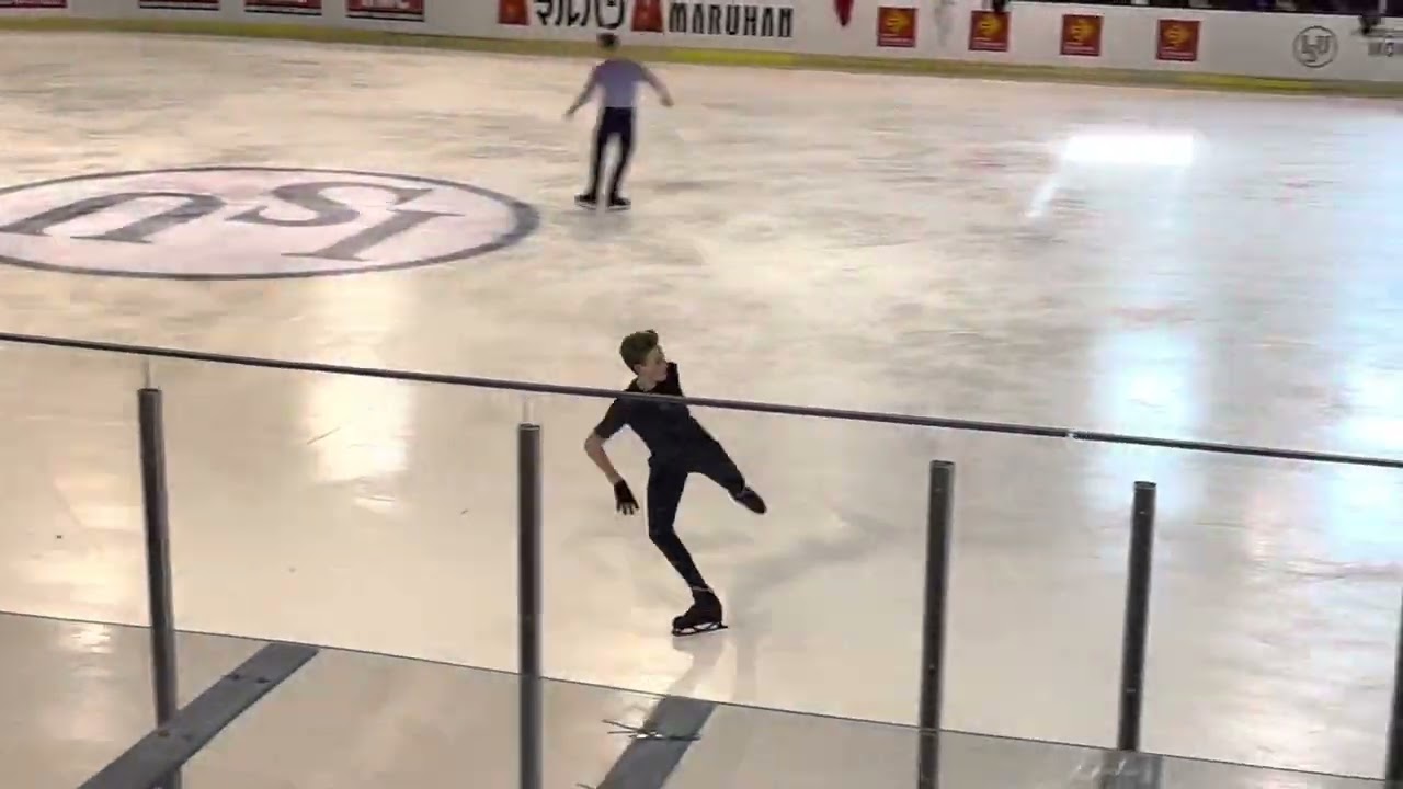 Ilia Malinin SP morning practice @ Montpellier Worlds 2022