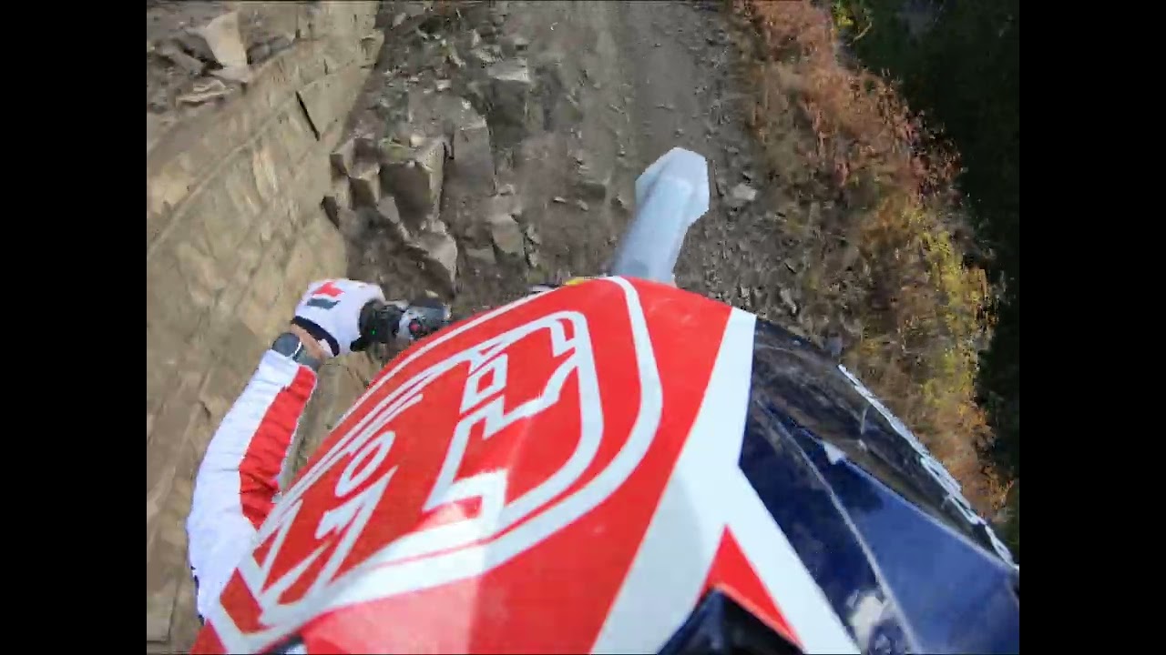 Living on the edge! HUSKY FC450 