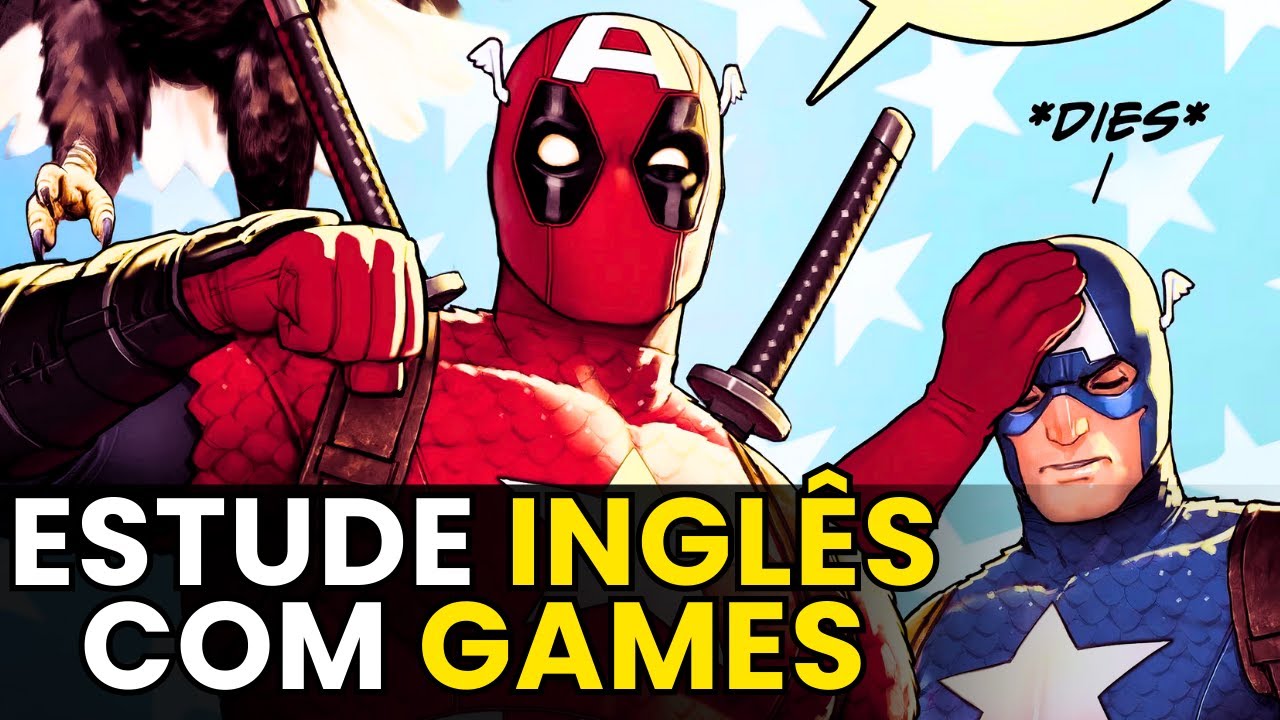 Vem APRENDER INGLÊS com o DEAPOOL e CAPITÃO AMÉRICA! (Marvel Rivals)