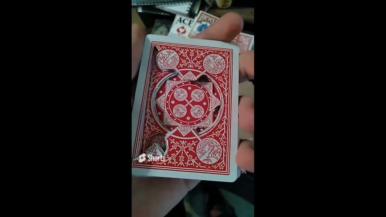 Insane playing card art! #shorts
