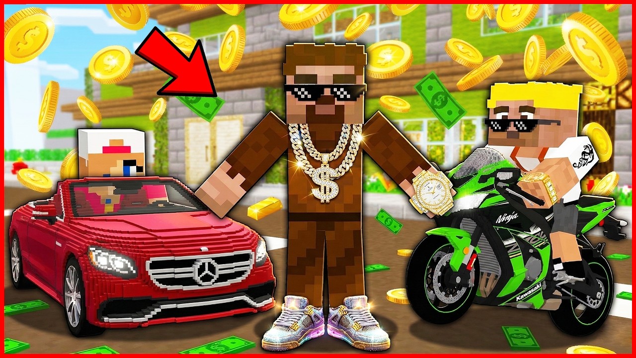 MİNECRAFT FAKİR AİLESİ ZENGİN OLDU FİLMİ! 😱 - Minecraft ZENGİN FAKİR HAYATI