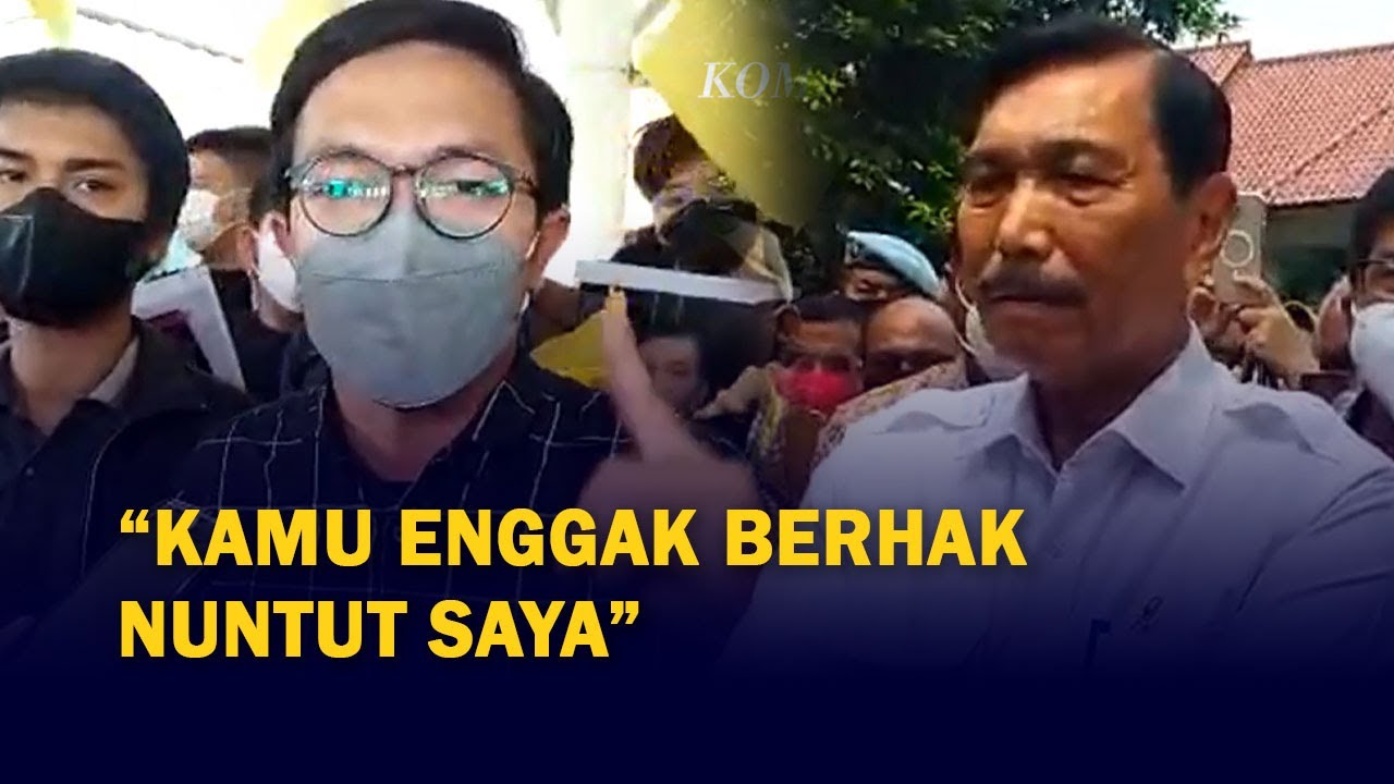 Luhut Binsar Panjaitan Berdebat Soal Big Data dengan Mahasiswa UI