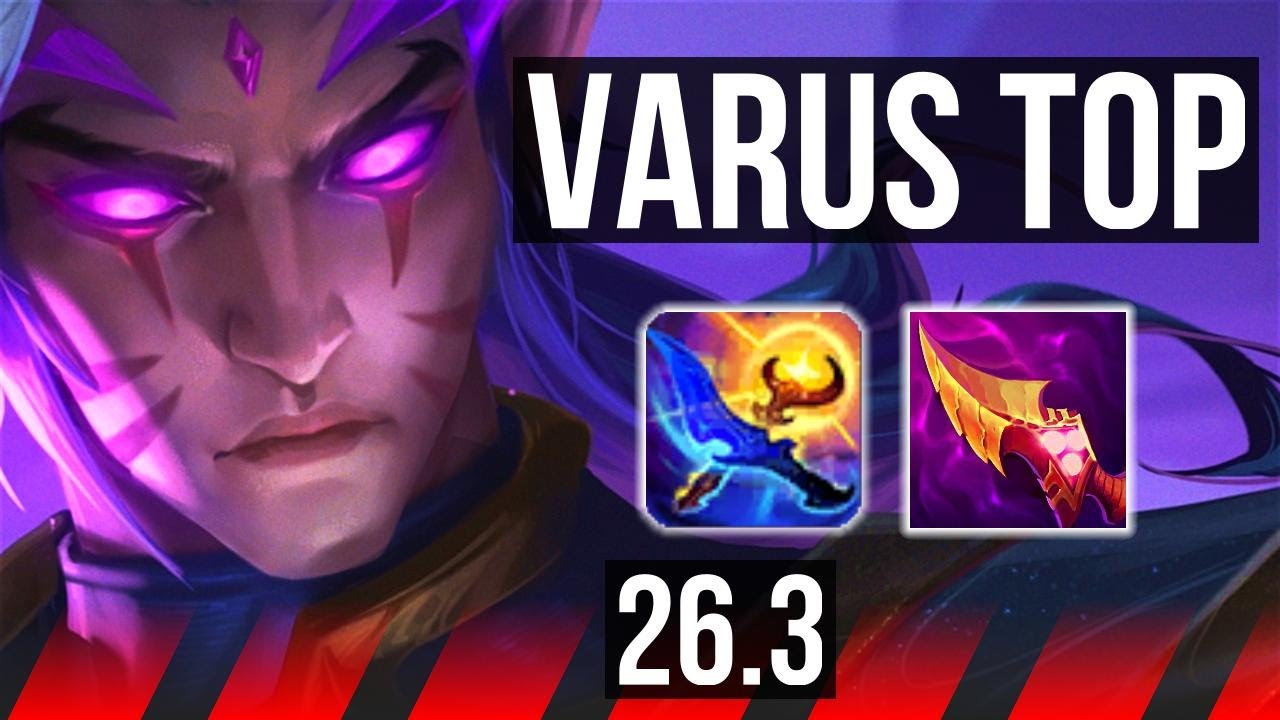 VARUS vs DARIUS (TOP) | KR Grandmaster | 26.3