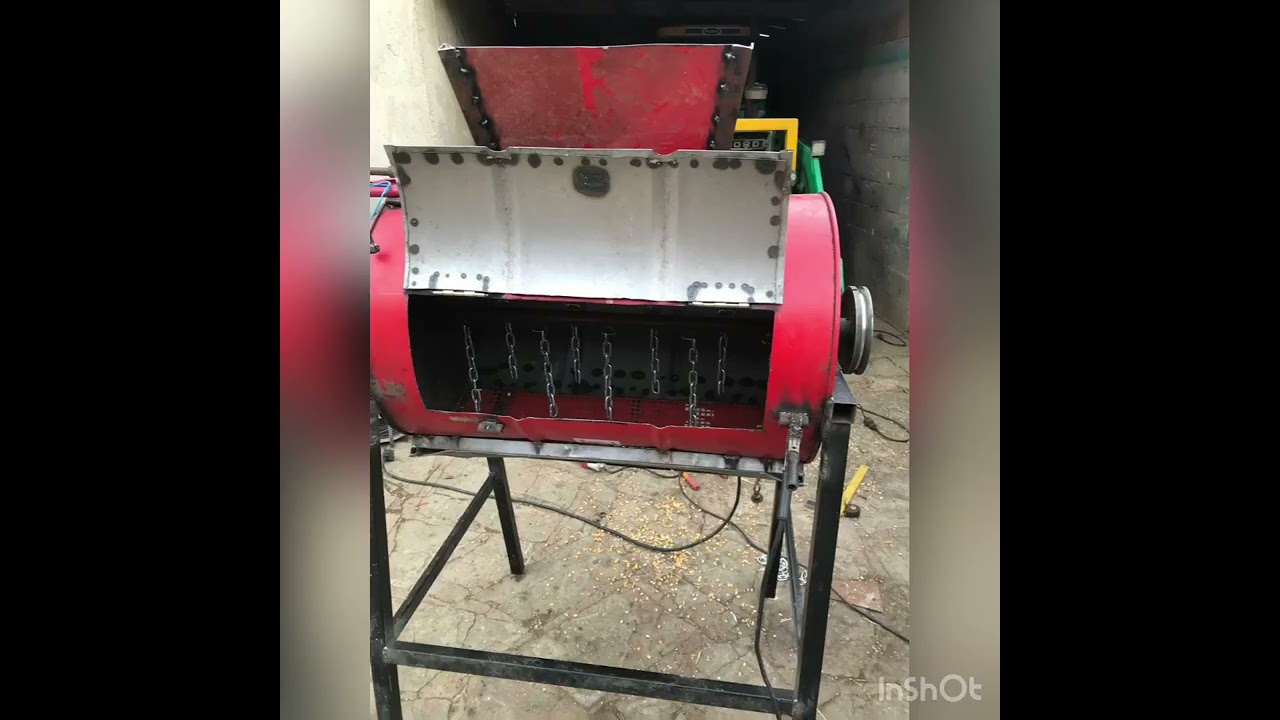 Homemade corn sheller