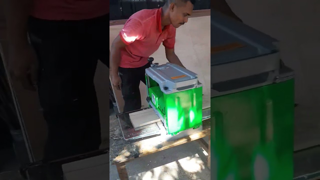 Tes mesin ketam planer duduk murah - RYU RPP12 Portable Thicknesse Planer