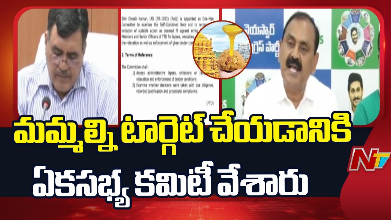 ఏకసభ్యుల కమిటీ చైర్మన్ గా చంద్రబాబు ఉంటే సరిపోయేది - Bhumana Karunakar Reddy | NTV Telugu