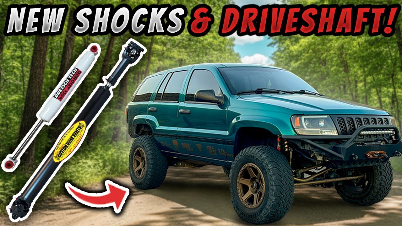 Я установил на свой Jeep WJ УЖАСНЫЕ амортизаторы и карданный вал от Tom Woods.