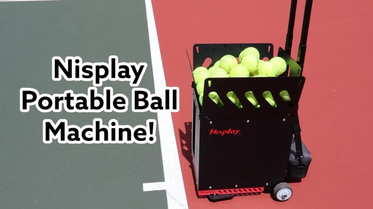 Nisplay Portable Tennis Ball Machine Review!
